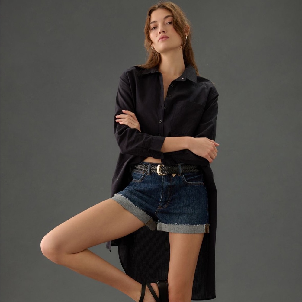 Anthropologie Pilcro Signature High Rise Shorts 29 NWT
